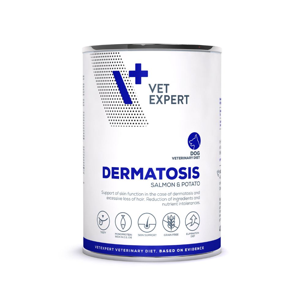 Dermatosis Salmon and Potato Wet Dog